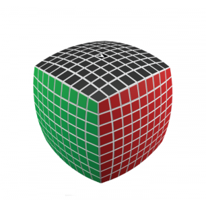 V-Cube 9x9 speedcube, lekerekített, fehér