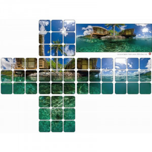 Overwater Panorama 3x3x3 sticker